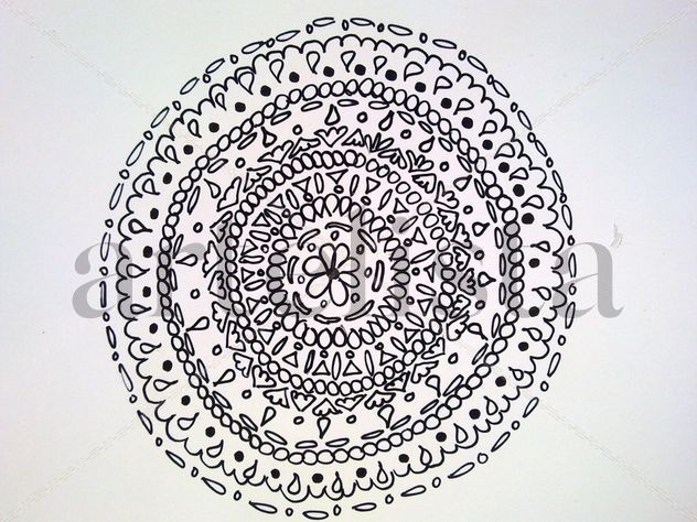 Mandala black&white