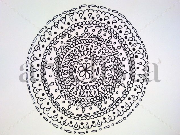 Mandala black&white 