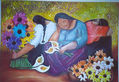 INDIAS CON FLORES