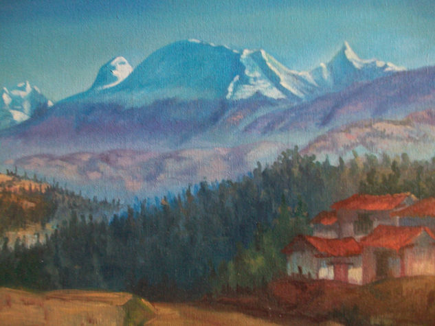 Huascarán Oil Canvas Landscaping