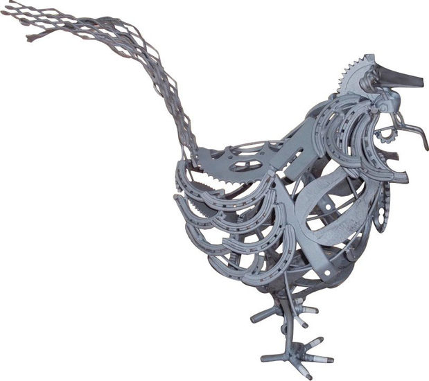 "Gallo de Metal " Iron Figurative