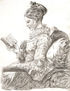 Mujer leyendo (Reproducción de Fragonard)