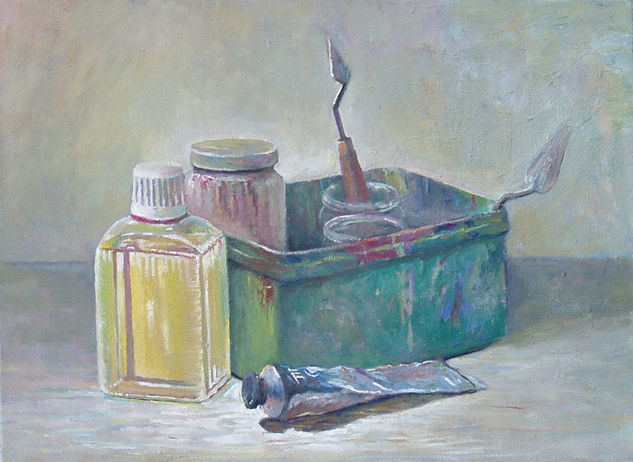 Cosas de pintar Oil Canvas Still Life Paintings