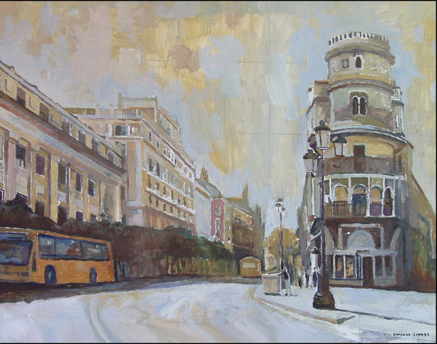 Avenida de La Constitución, Sevilla Oil Canvas Landscaping