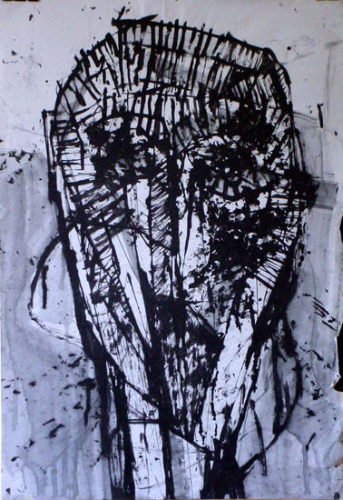 blackblood127 Acrylic Paper Portrait