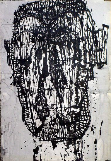 blackblood291 Acrylic Paper Portrait