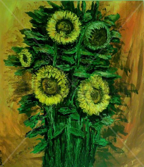 FLORES Acrylic Canvas Floral Painting