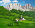 paisaje idílico