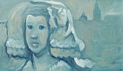 Menina en grises