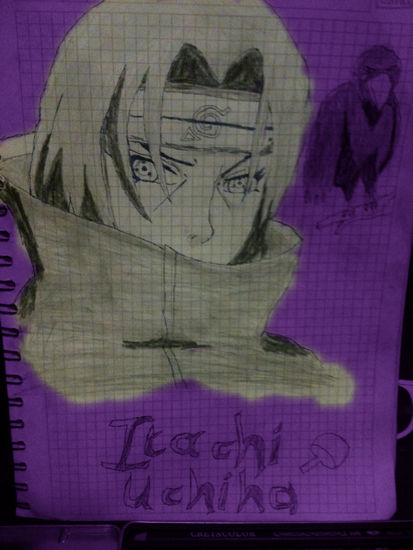 Itachi Uchiha Carboncillo