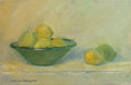 Limones cerámica verde