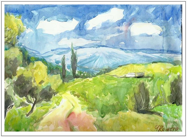 Camino en la Sierra de Cádiz