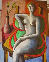 Mujer y sillon