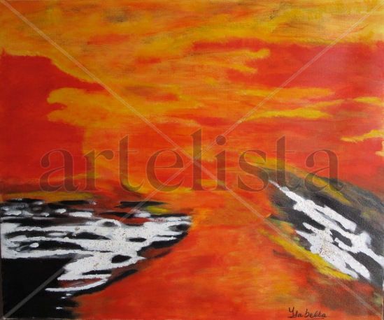 apuesta d sol Oil Canvas Landscaping