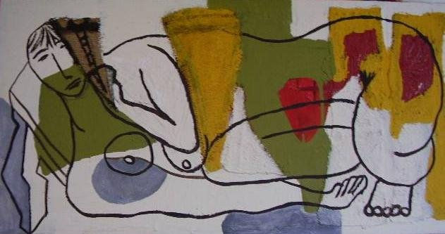 mujer dormida Oil Canvas Nude Paintings