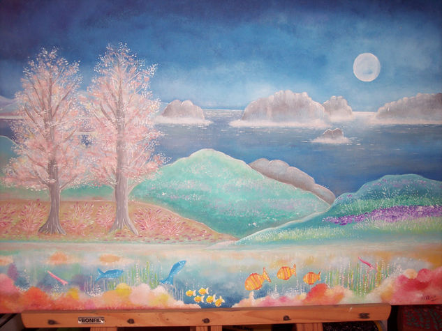 Luna Magica Acrylic Canvas Landscaping