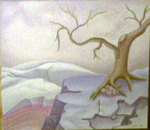 invierno-4 estaciones Oil Canvas Landscaping