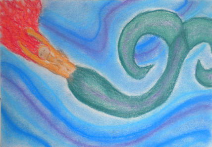 Sirena llevada por...