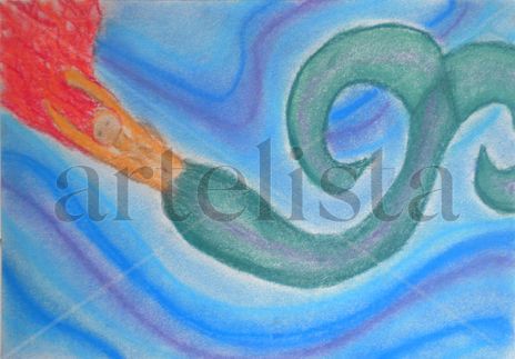 Sirena llevada por...