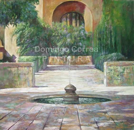 Surtidor del Álcázar de Sevilla Oil Canvas Landscaping