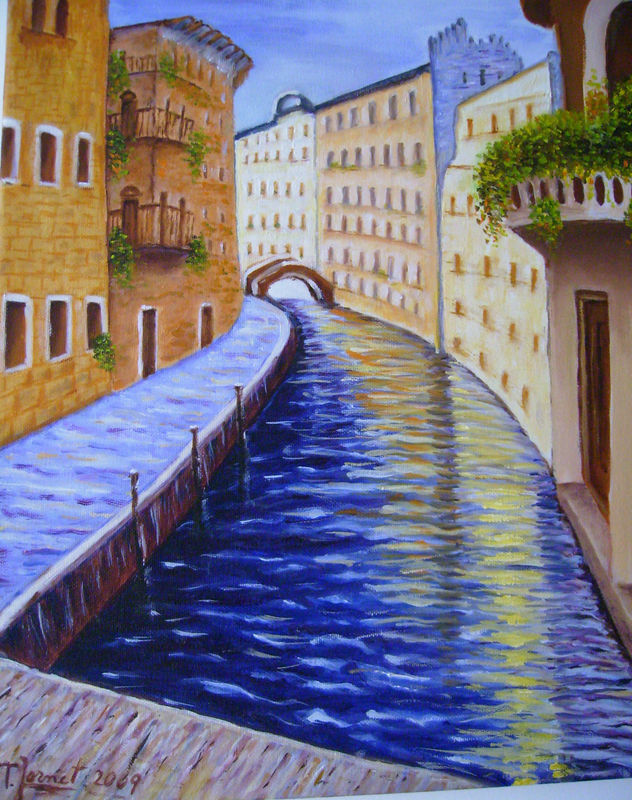 Reflejos en el canal de Venecia