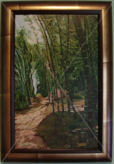 guadual Óleo Lienzo Paisaje