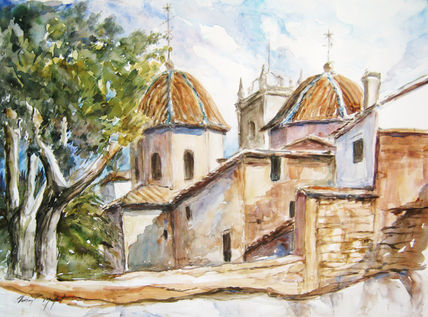 Cupulas de la Iglesia