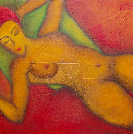 Reverdir II Óleo Lienzo Desnudos