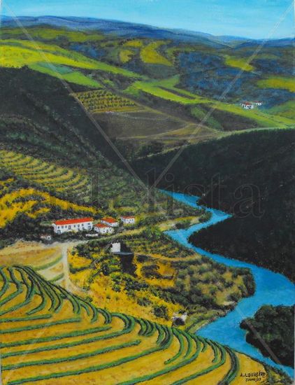 RIO DOURO Acrylic Canvas Landscaping