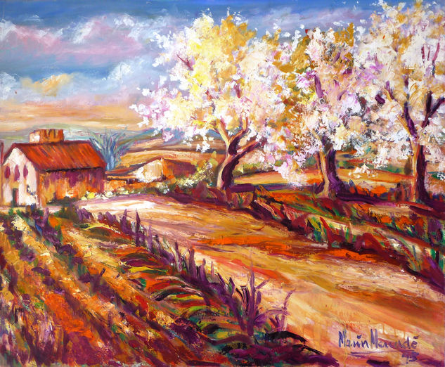 Can Canyameres (Sant Cugat del Vallés) Oil Canvas Landscaping