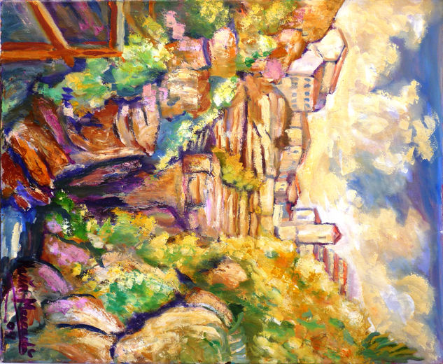 Tajo de Ronda (Málaga) Oil Canvas Landscaping