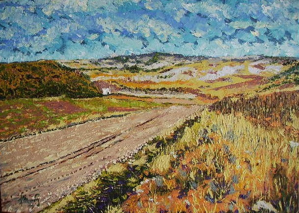 Paisaje de la Alcarria Oil Canvas Landscaping