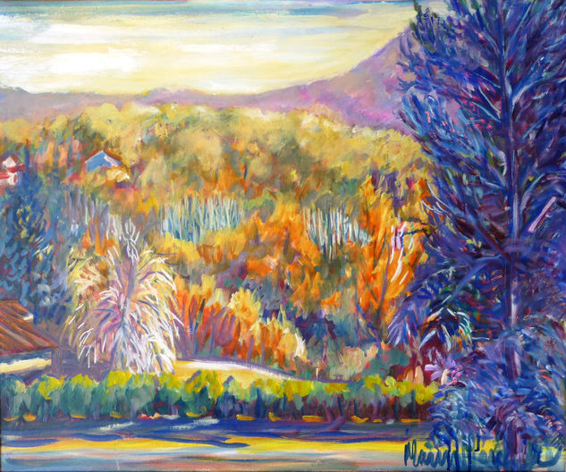 Viladrau Oil Canvas Landscaping