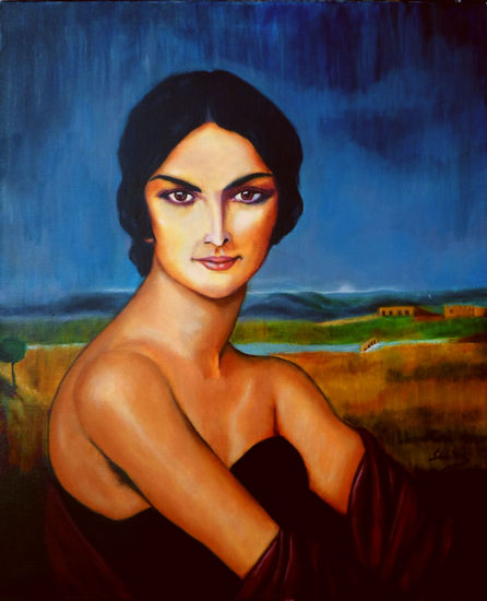 LA DAMA Óleo Lienzo Retrato