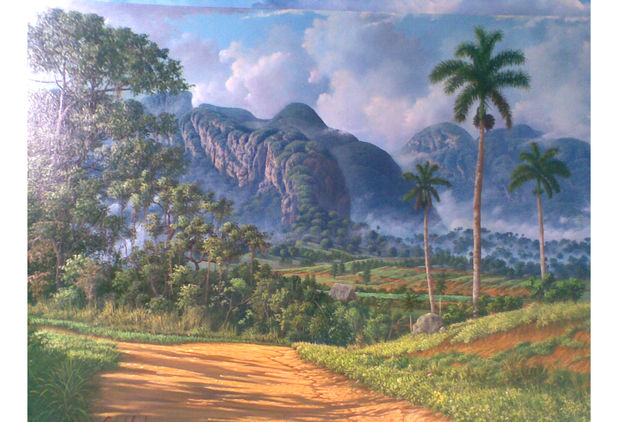 La Baria 1 Oil Canvas Landscaping