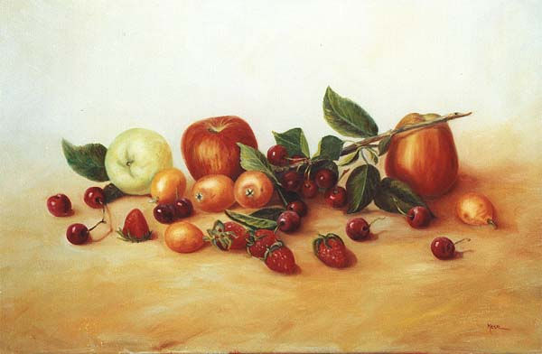 Frutas Oil Canvas Still Life Paintings