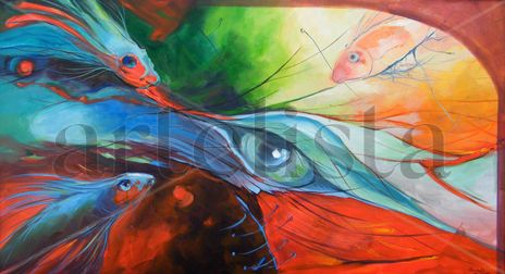 Ojo y peces I