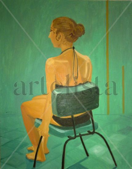 Pamplonica 2 Oil Canvas Figure Painting