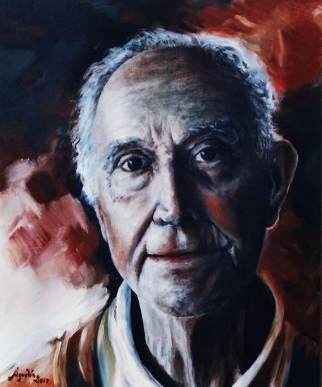 Aita (Padre/Father) Óleo Lienzo Retrato