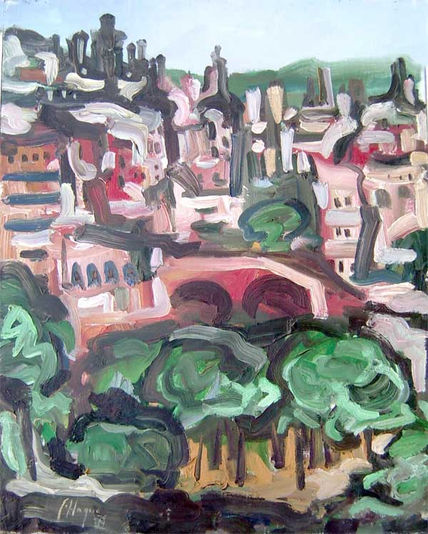 Casas de la ciudad...