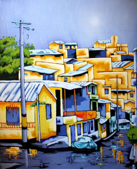 DESPUÉS... VUELVE A SALIR EL SOL. Acrylic Canvas Landscaping