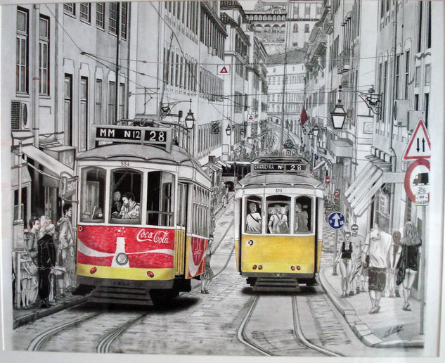 tranvias de Lisboa Tinta