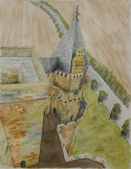 CASTILLO DE OLITE Watercolour Paper Landscaping