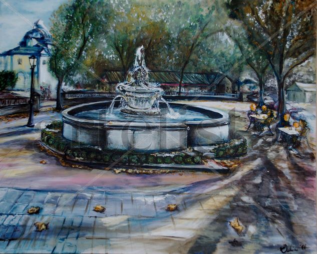 Otoño en el Pardo. Madrid Acrylic Canvas Landscaping