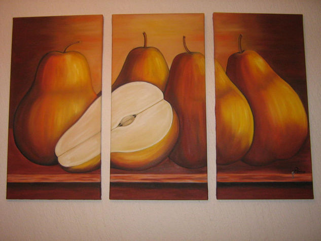 CONJUNTO DE PERAS Oil Canvas Others