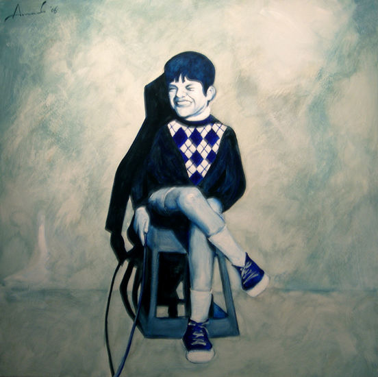 Deslumbrado (2006) Acrylic Panel Portrait