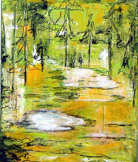 PAISAGEM I Media Mixta Lienzo Paisaje