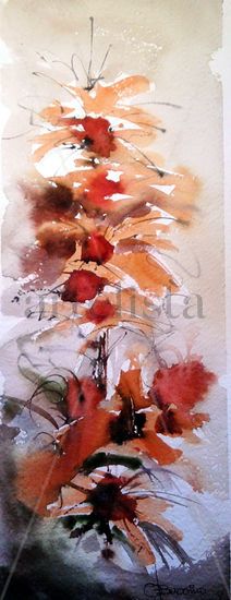 flores II Watercolour Paper Floral Painting