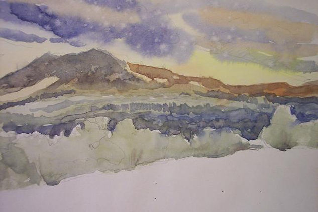 Paisaje en Las Highlands Watercolour Paper Landscaping