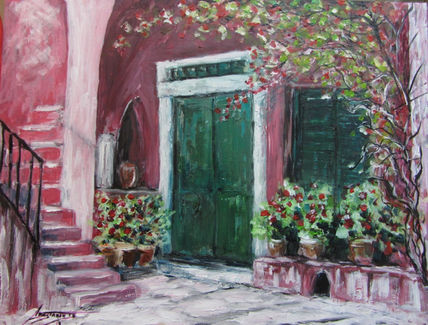Fachada rosa